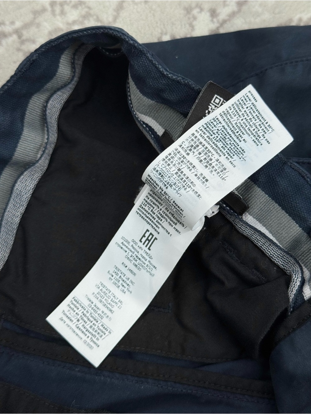 C.P. Company Navy Ergonomic Fit Utility Chinos with Jogger Cuff - Size 46 - Picture 9 of 9